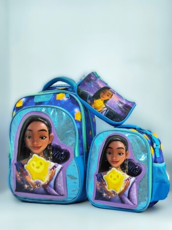 حقيبه مدرسيه ماركه  THREE Mبيبي بلو