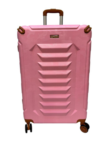 حقيبة سفر فيبر ترولي خامة  ماركة TALGO بينك