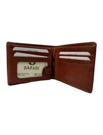 محفظة رجالي جلد طبيعي ماركة سفاري هافان