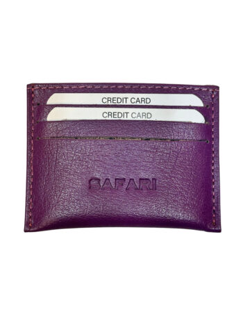 حافظة كروت حريمي جلد طبيعي ماركة سفارى موف