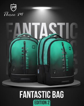 حقيبة ظهر three m مقاس 18 اخضر * اسود