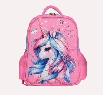 حقيبة مدرسيه ماركةbz مقاس 17 بينك