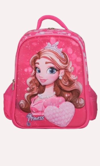 حقيبة مدرسيه ماركةbz مقاس 18.5 بينك