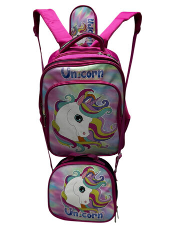 حقيبه مدرسيه ماركه royal مقاس 14 بينك