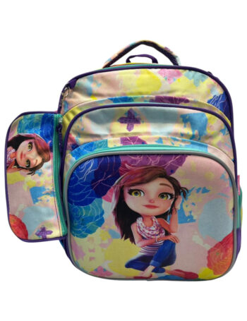 حقيبه مدرسيه ماركه fantastic مقاس 16الوان متعددة