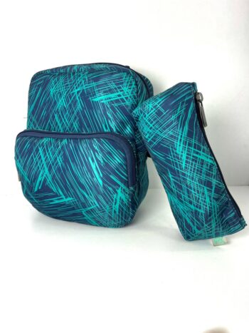 لانش باج  ماركه mk كحلي * تركواز