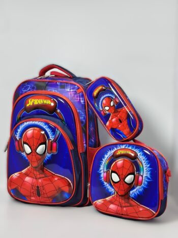 حقيبه ظهر  مدرسيه ماركه BBRONCO مقاس 18اسود * احمر