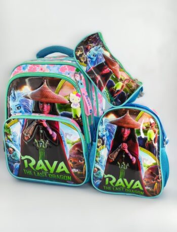 حقيبه مدرسيه ماركهTHREE M مقاس16بيبي بلو