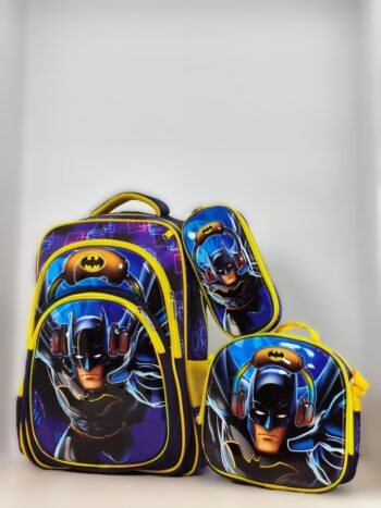 حقيبه ظهر مدرسيه ماركه BBRONCO مقاس 18 اسود * اصفر