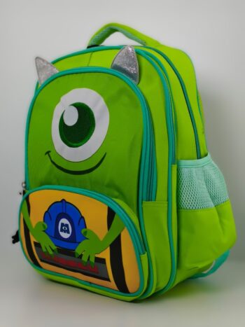 حقيبة مدرسيه ماركةthree m مقاس 15 اخضر