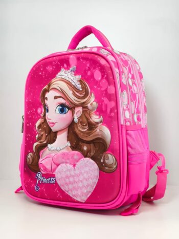 حقيبة مدرسيه ماركةbz مقاس 18.5 بينك