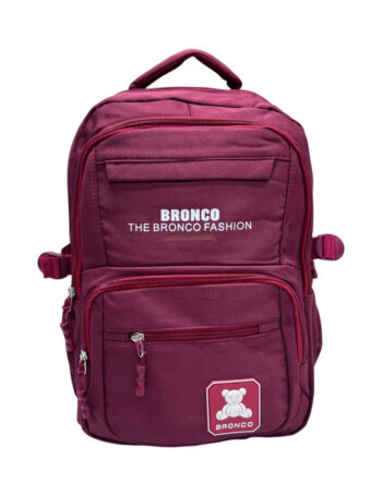 حقيبه ظهر ماركه BBRONCO مقاس 17 نبيتي