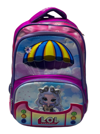 حقيبة مدرسيه  ماركه BBRONCO مقاس 16موف