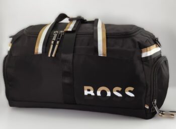 حقيبة دافل (Duffle Bag) رياضية "BOSS" الأسود