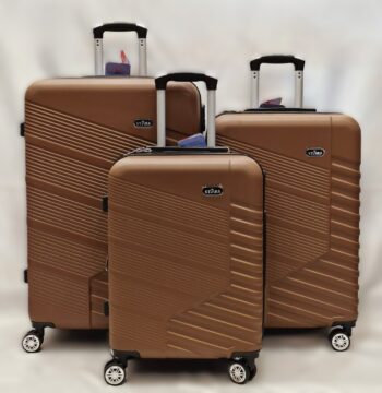 طقم سفر ستارز (STARS) بني كاكاو (Cocoa Brown)