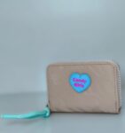 محفظة نسائية الأكورديون (وردي)