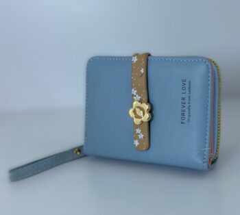  محفظة نسائية Forever Love  (أزرق سماوي)