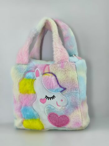 حقيبه اطفال كروس يونيكورن القطيفة