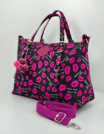 حقيبه نسائيه  كيبلينج (Kipling) برسومات شفاه (Lips)