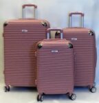 طقم سفر ميلانو (Milano) بلون وردي خوخي