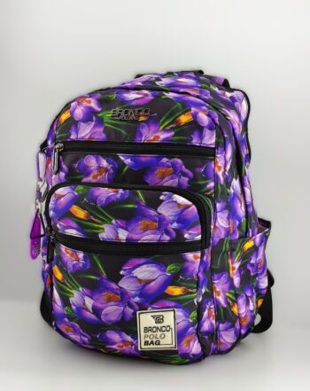 حقيبه ظهر "الزهور البنفسجية"