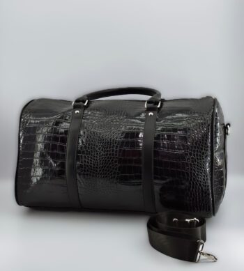 حقيبه كروس بنقشة جلد التمساح