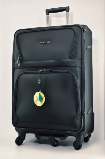 حقيبة سفر قماشية  Leaves King،الأسود