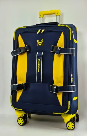 حقيبة سفر ميلانو (Milano Bag) الكحلي مع الأصفر