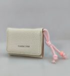 محفظة نسائية Classic Star الأبيض الكريمي