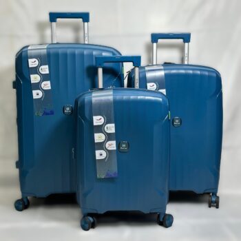 طقم سفر ثري إم (Three M) أزرق مخضر داكن