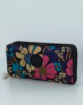 محفظة نسائية بنقوش أزهار زاهية