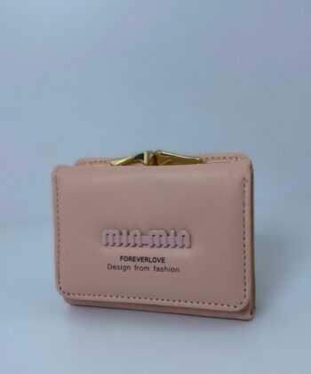  محفظة نسائية  وردي فاتح (كاشمير)
