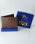 محفظة رجالي من ماركة فوكس (FOX)  البني الداكن (Dark Brown)