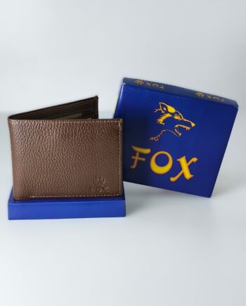 محفظة رجالي من ماركة فوكس (FOX)  البني الداكن (Dark Brown)