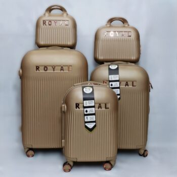  طقم سفر Royal ذهبي  5 قطع