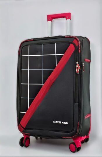 طقم سفر قماش ليفز كينج (Leaves King) الأسود