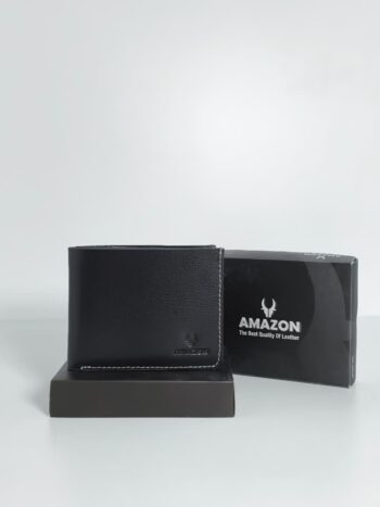 محفظه رجالي  Amazon (أمازون) اللون: أسود ملكي فخم