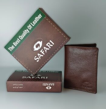 محفظة  سفاري (SAFARI)  البني المحروق (Dark Brown).