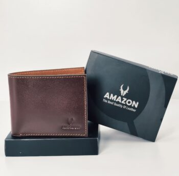 محفظة رجالي أمازون (Amazon) البني الهافانا (Havana Brown).