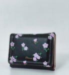 محفظة نسائية صغيرة "ميني واليت" الأسود الفخم